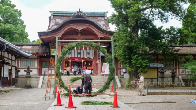 夏の茅の輪