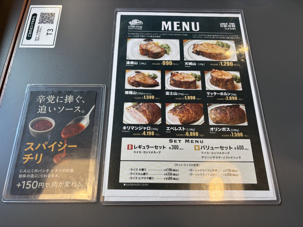 マロリーポークステーキ