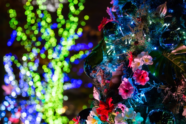 クリスマスツリーイルミネーション